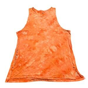 Lululemon Shirt Mens XL Orange Tank Top License To Train‎ Always Agile
